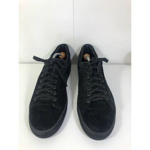 Pierre Darre Casual Suede Lace-Up Sneaker Shoes Black Men's US 11